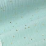Double gaze Mint pois or