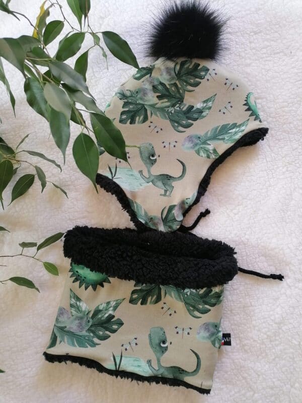 Ensemble bonnet Peruvien et snood – Image 2