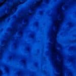 Minky bleu electrique