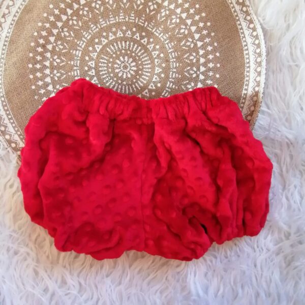 Bloomer minky rouge seul