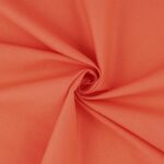 Coton uni corail
