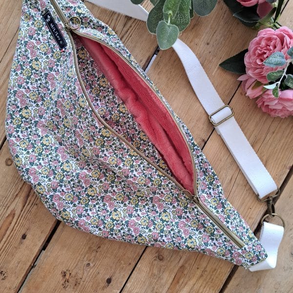 Banane XL motifs fleuris