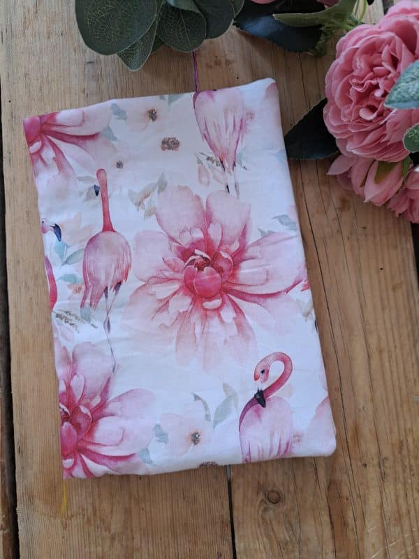 Protège carnet de santé flamingo