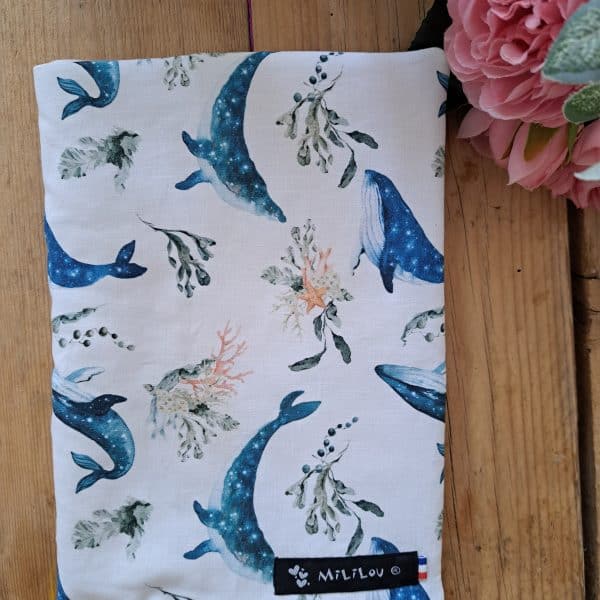 Protège carnet de santé whales