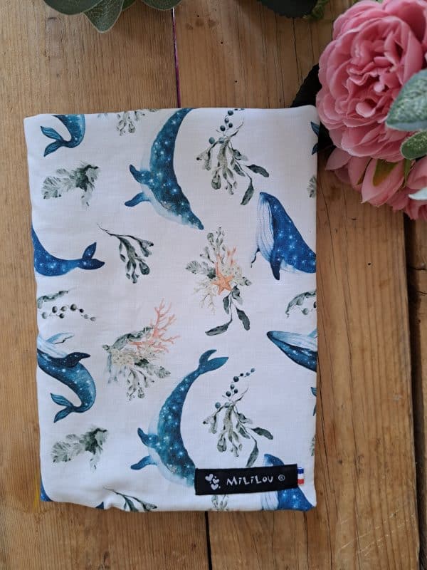 Protège carnet de santé whales
