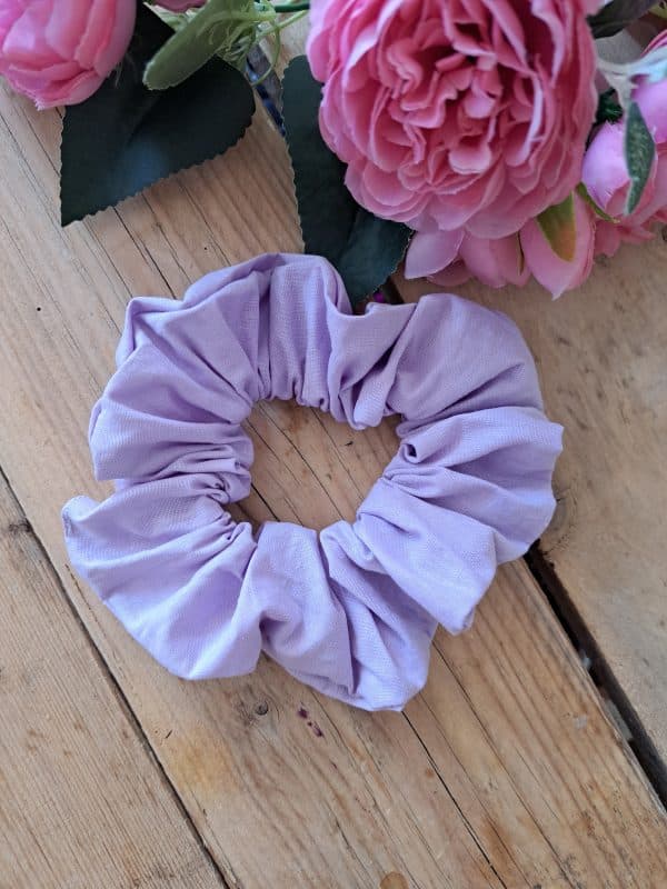 Chouchou scrunchie mauve