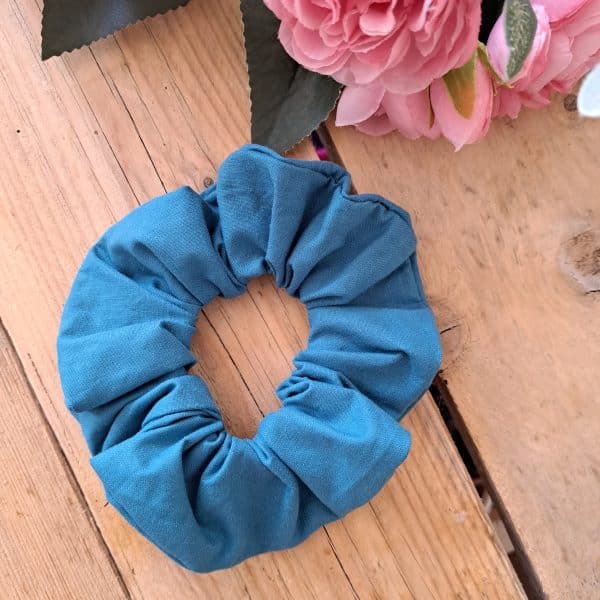Chouchou scrunchie pétrole