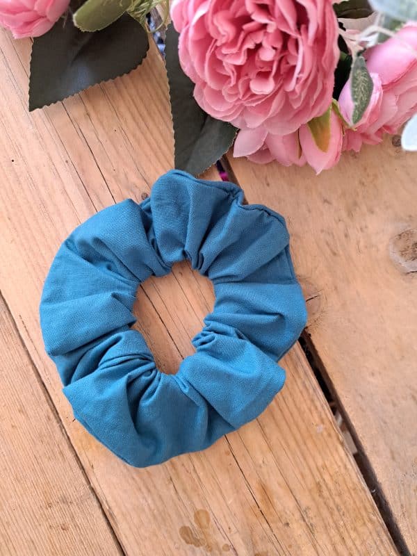 Chouchou scrunchie pétrole