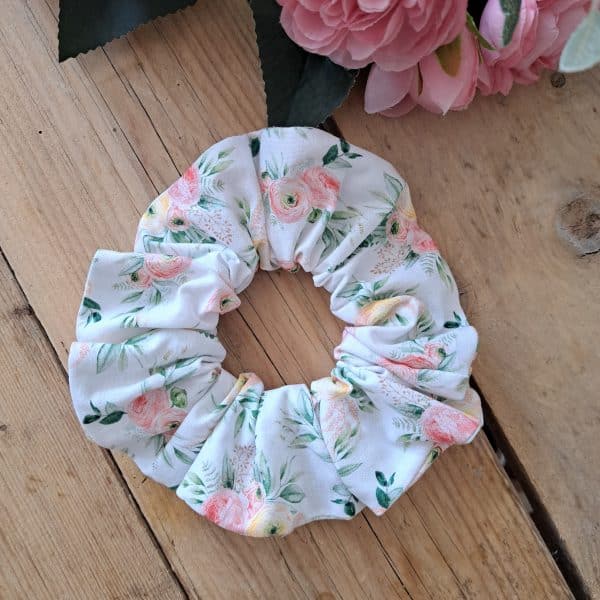 Chouchou scrunchie summer flower