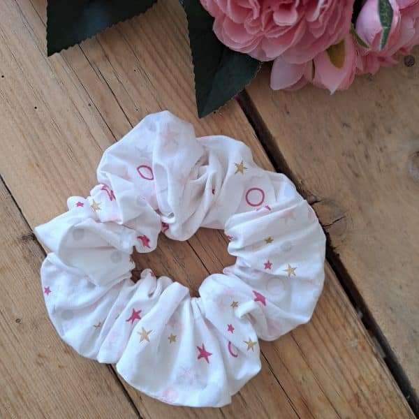 Chouchou scrunchie etoile