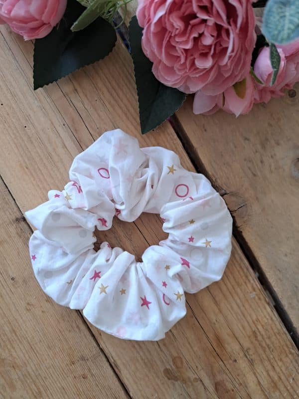 Chouchou scrunchie etoile