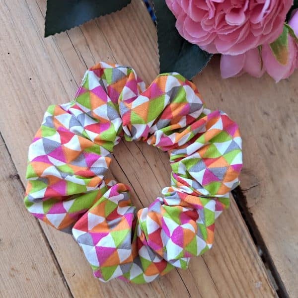 Chouchou scrunchie triangle