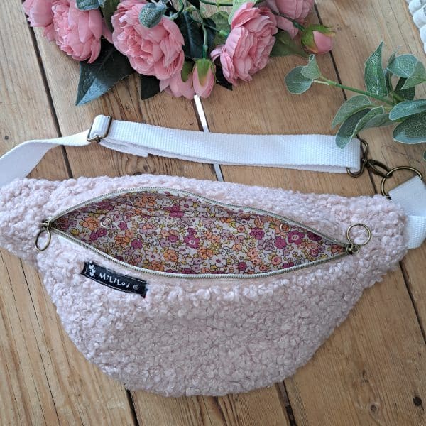 Banane bouclette vieux rose – Image 2
