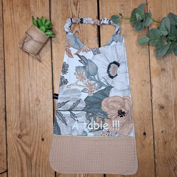 Serviette élastique vintage flower
