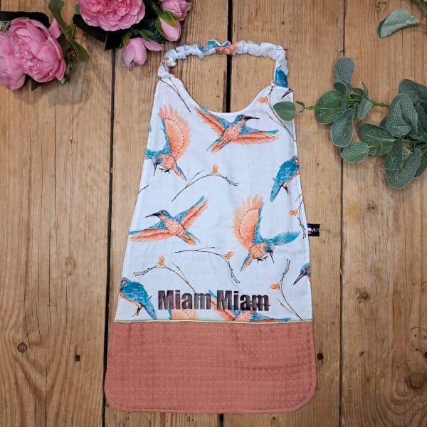 Serviette élastique Martin pécheur