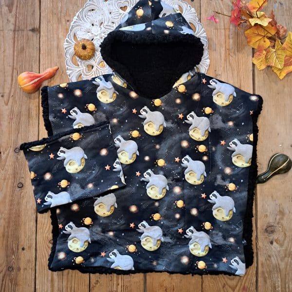 Ensemble Poncho paresseux