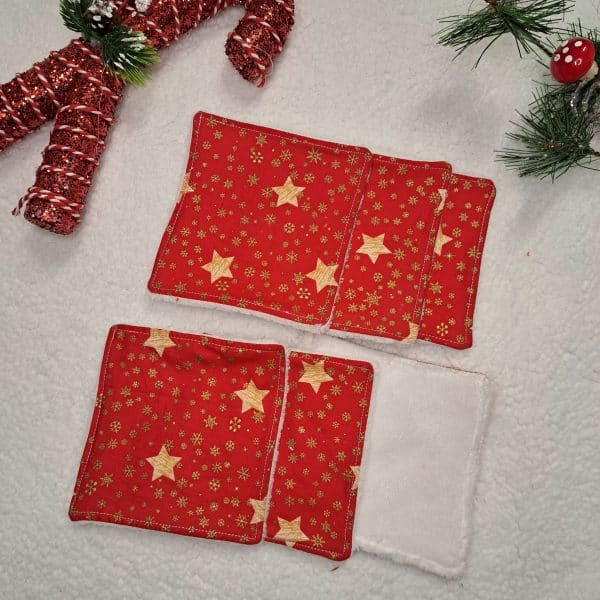 Lingettes étoile éponge blanc